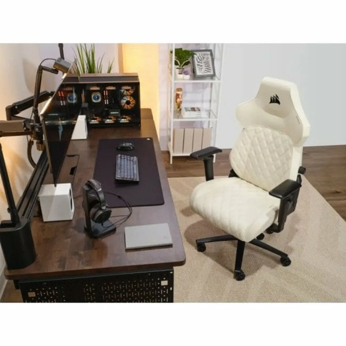 Corsair Bureau gamer - Beige