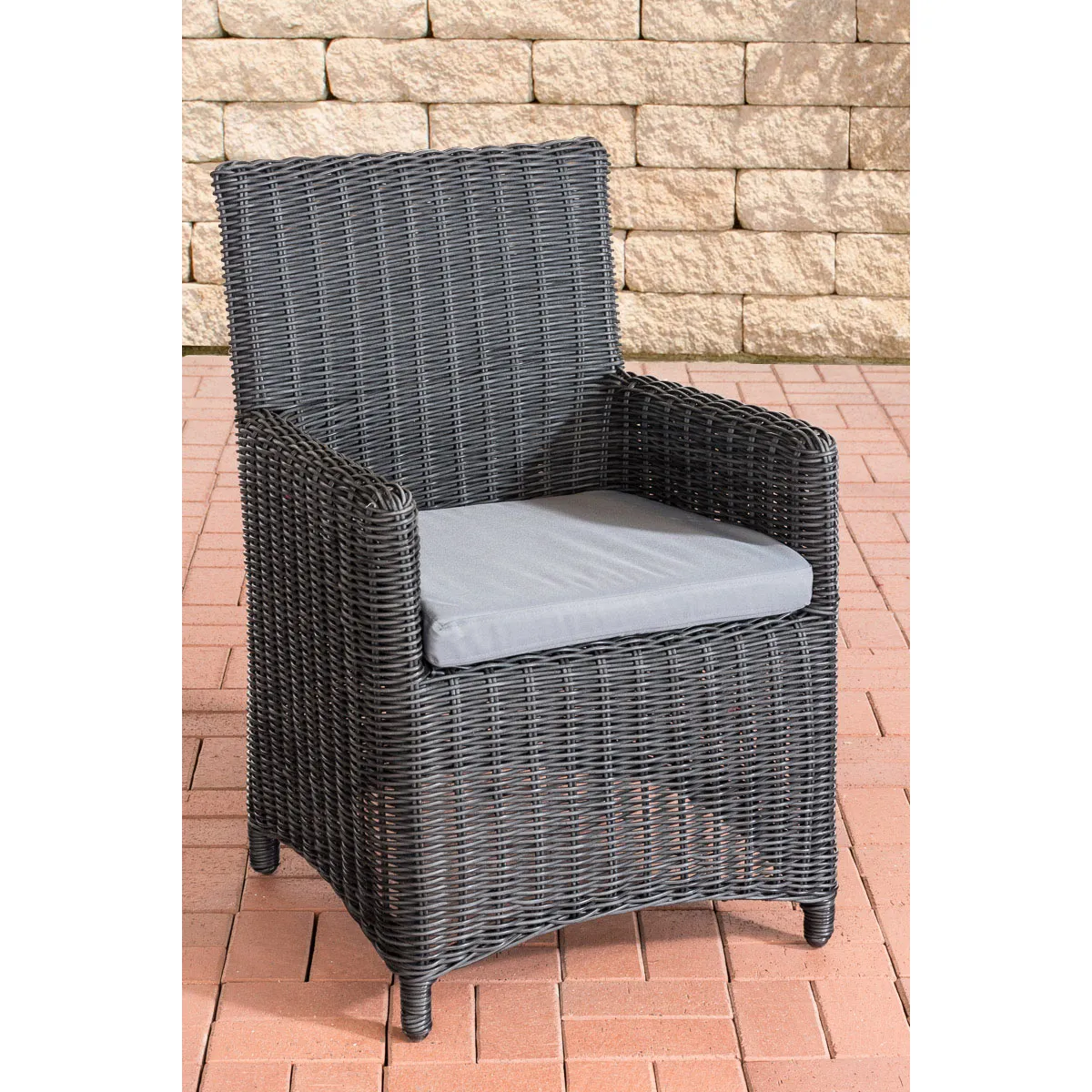 Chaise de jardin Sankt Marlo - Gris fer