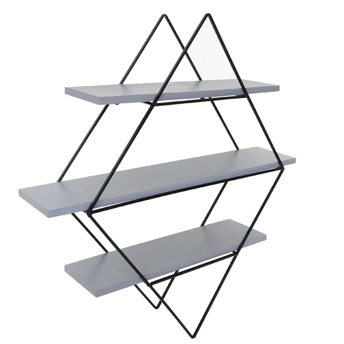 Decoshop26 Étagère murale bois - Bleu