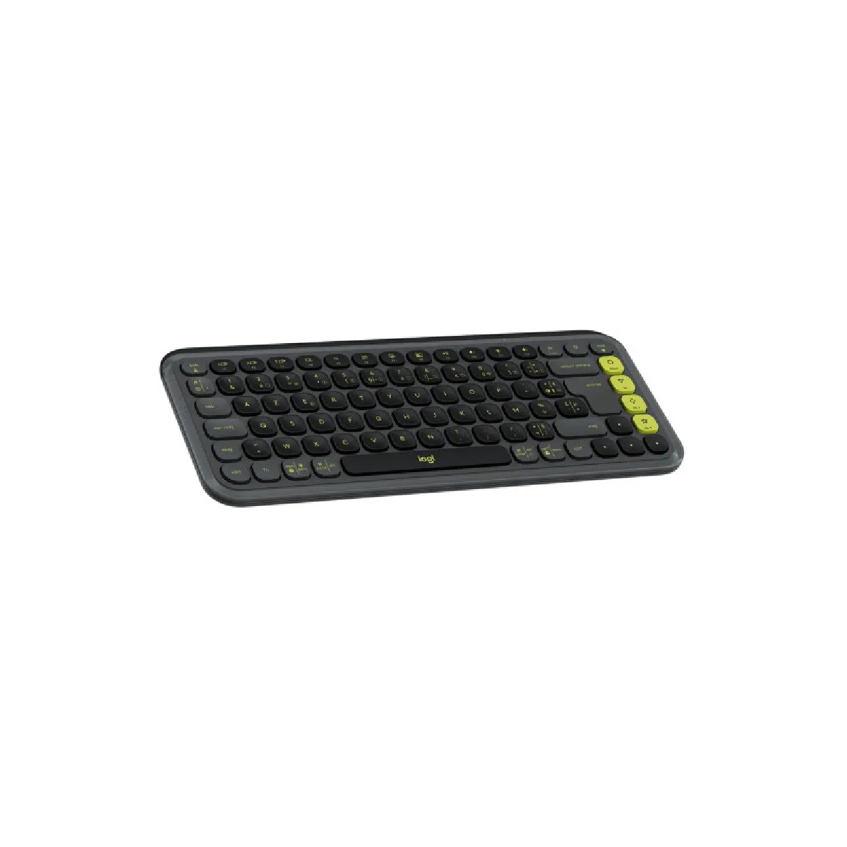 Clavier Sans Fil Logitech POP Icon – Bluetooth, AZERTY, Design Compact - vue 2