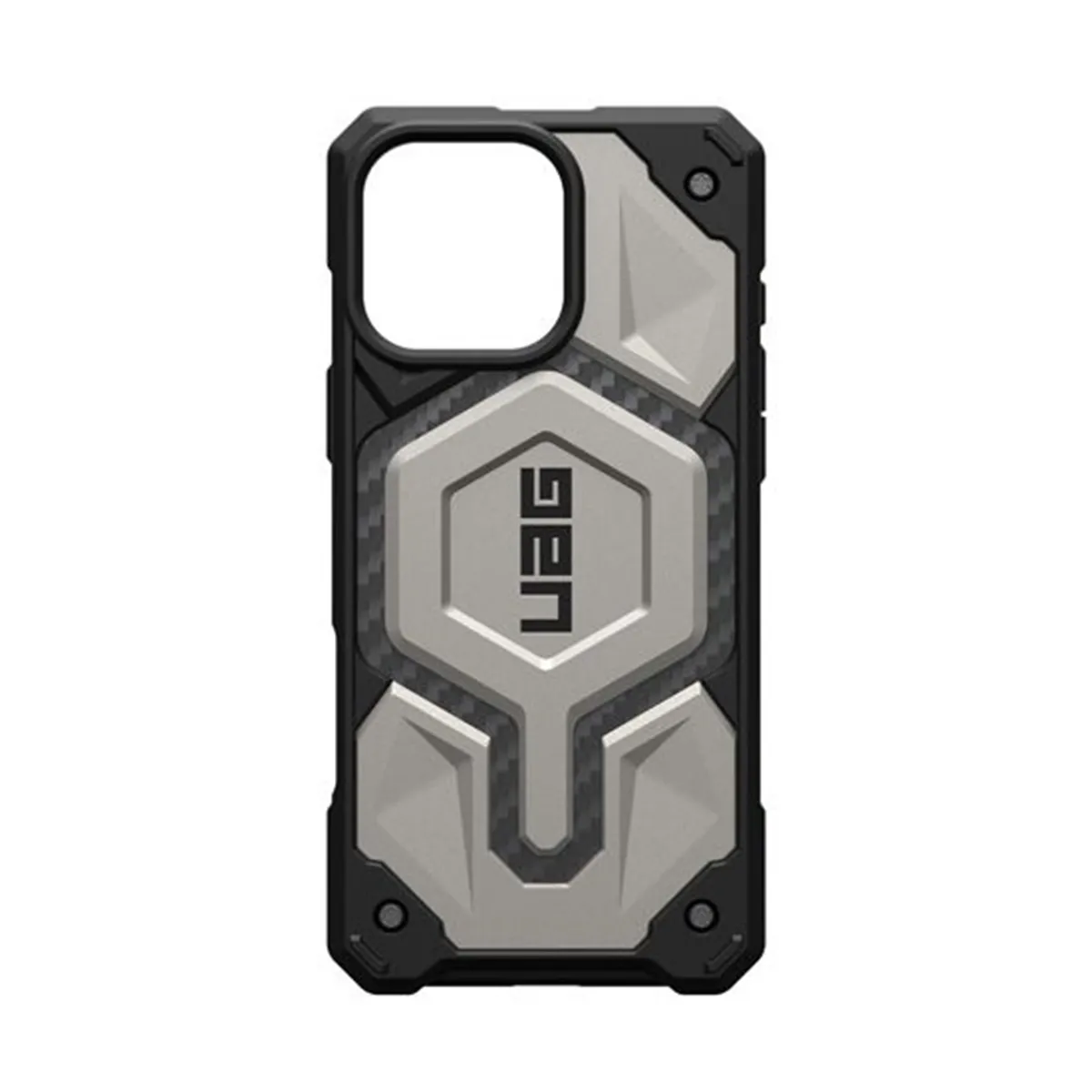 Uag Gris Coque Pour Iphone 16 Pro Max Magsafe Antibactérienne Modèle Monarch Pro Kevlar