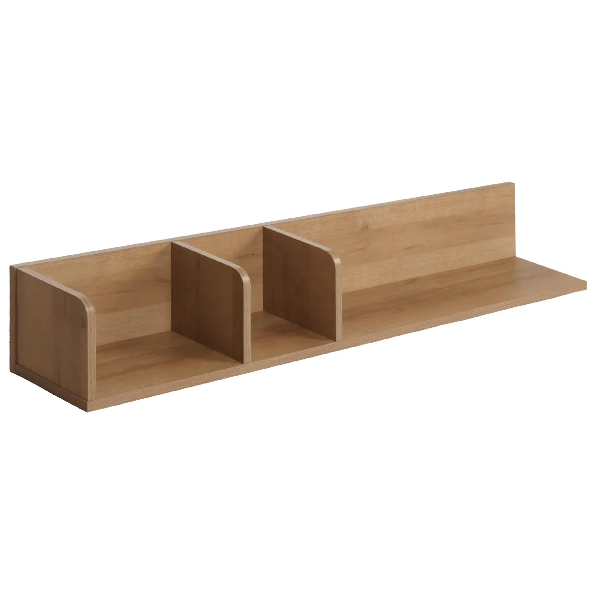 Decoshop26 Étagère murale bois manguier - Bois clair