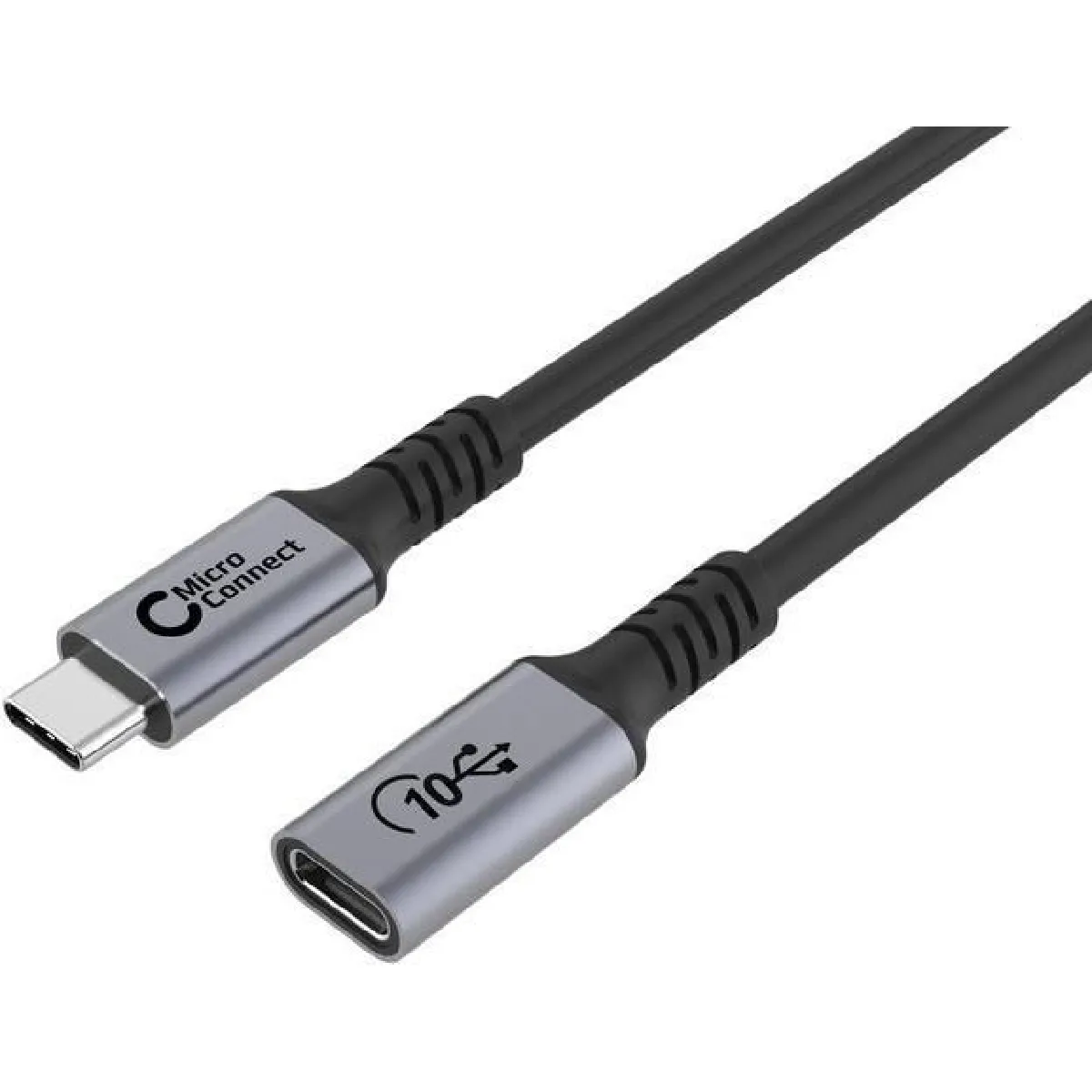 Micro Connect - Câble d'extension USB-C - USB 3.2 Gen 2x2 - 100W - 2 m - Noir - Image 2