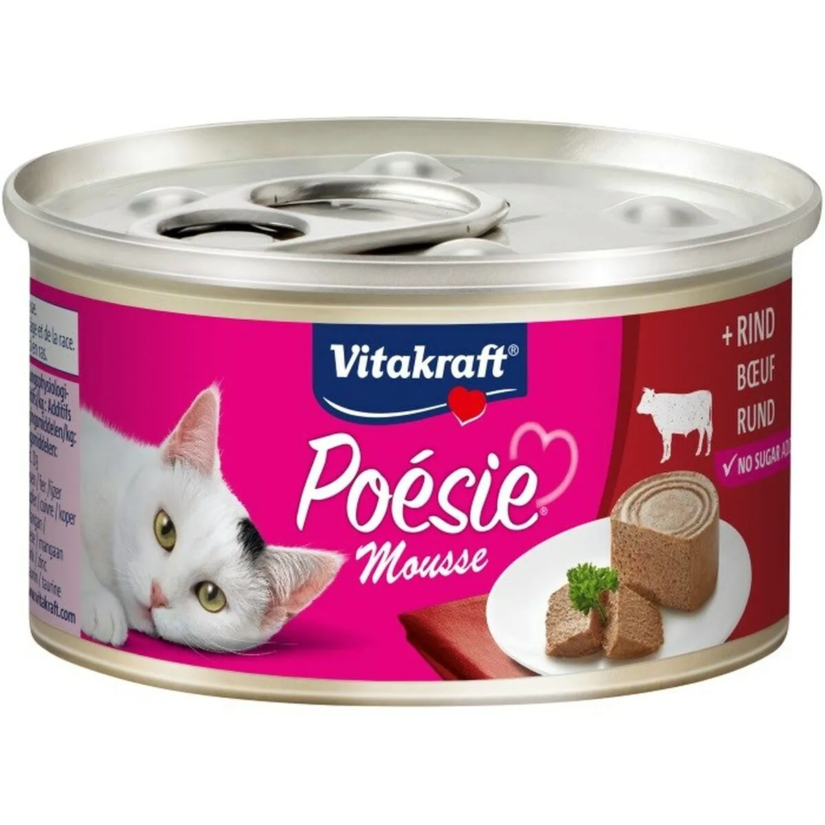 Comparer les prix de Aliments pour chat Vitakraft Poésie Mousse Viande de bœuf 85 g