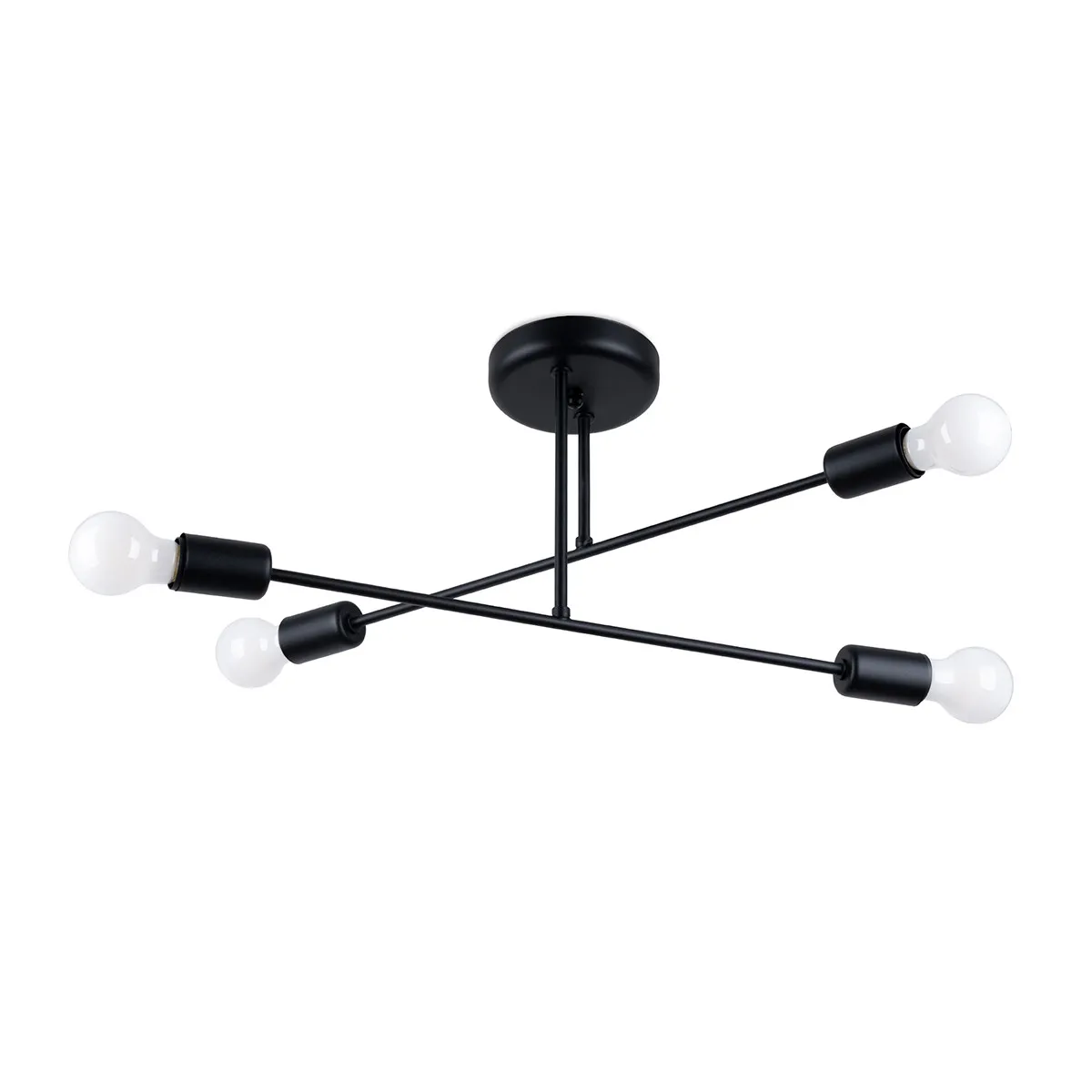Sollux lustre Norah 4 - Noir Sollux lustre Norah 4 - Noir