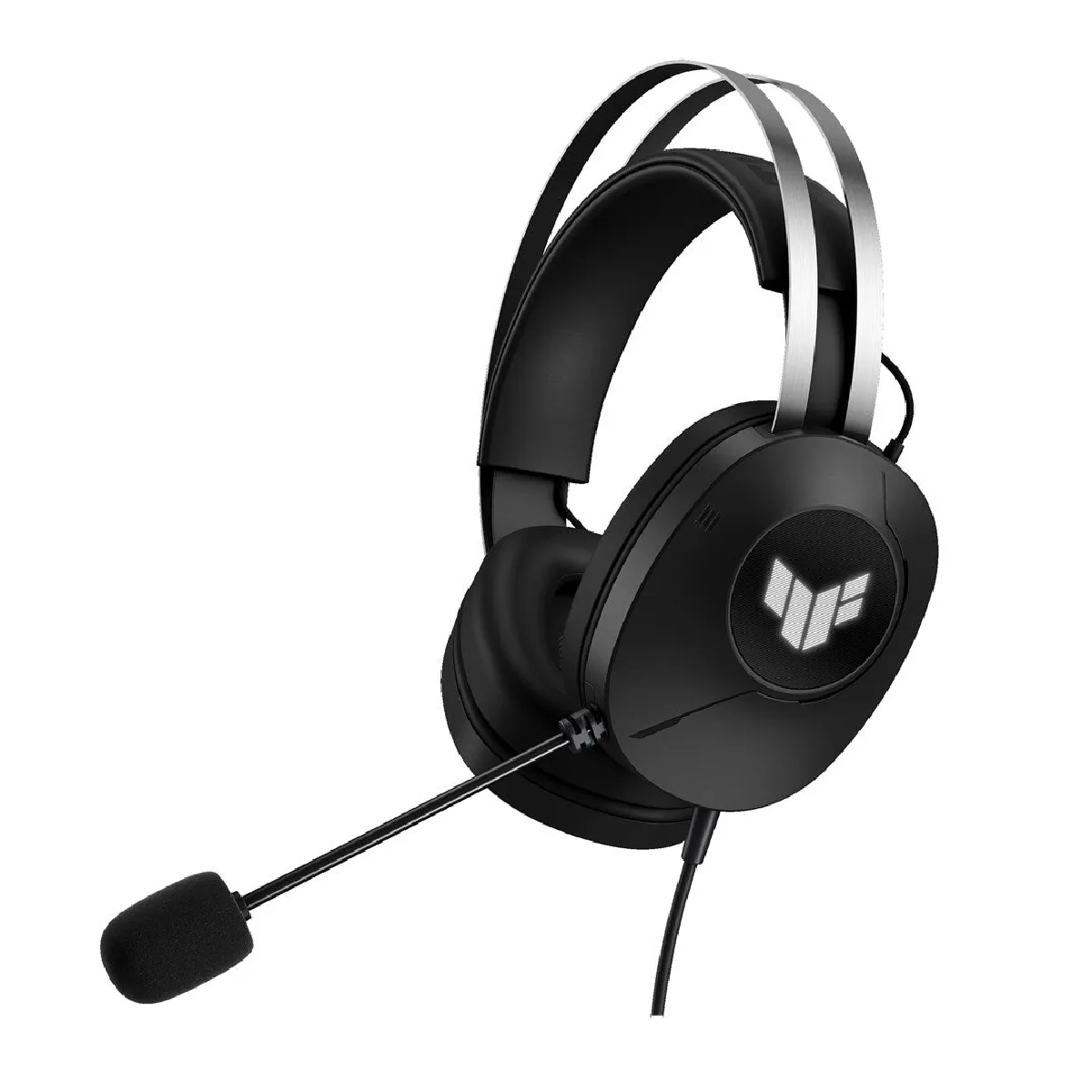 ASUS TUF H1 GEN II Casque Gaming Filaire Haut parleurs ASUS Essence de 40 mm Son Surround virtuel 7.1 Microphone certifié TeamSpeak Conception légère de 297 grammes - vue 1