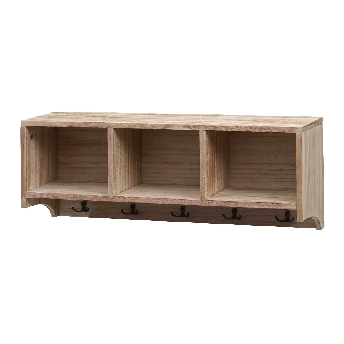 Decoshop26 Étagère murale porte manteau - vue 2