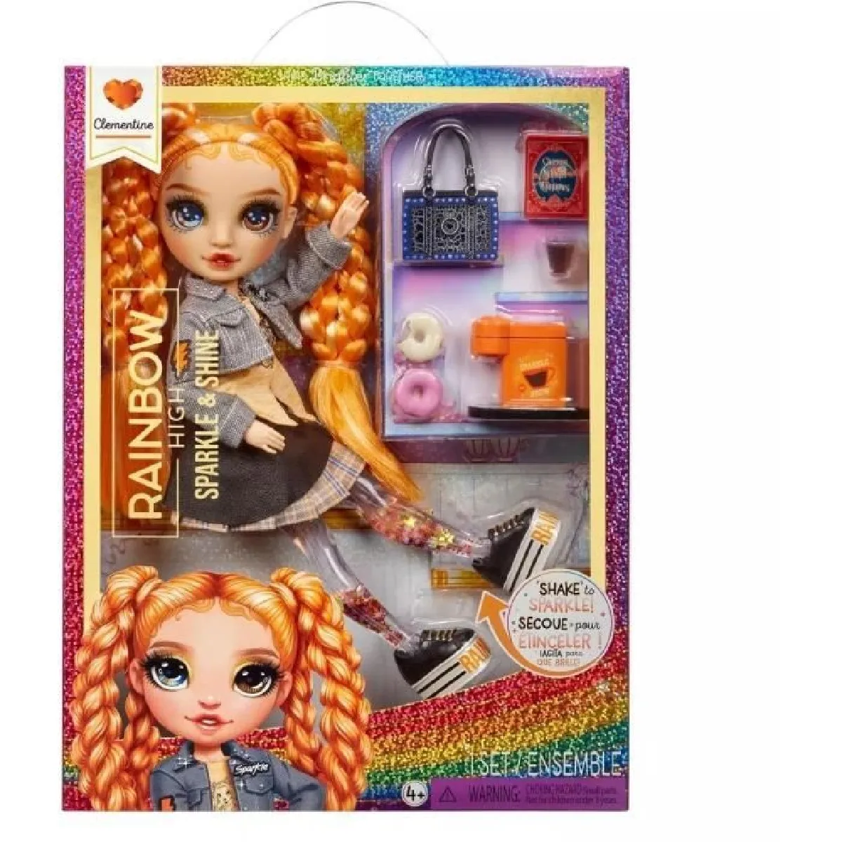 Rainbow High - Poupée mannequin - 27cm - Orange - Image 2