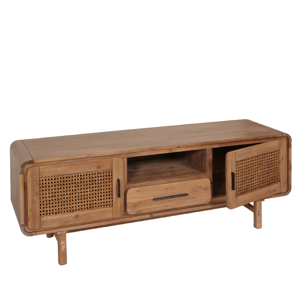 Decoshop26 Meuble TV bois - Teck Decoshop26 Meuble TV bois - Teck