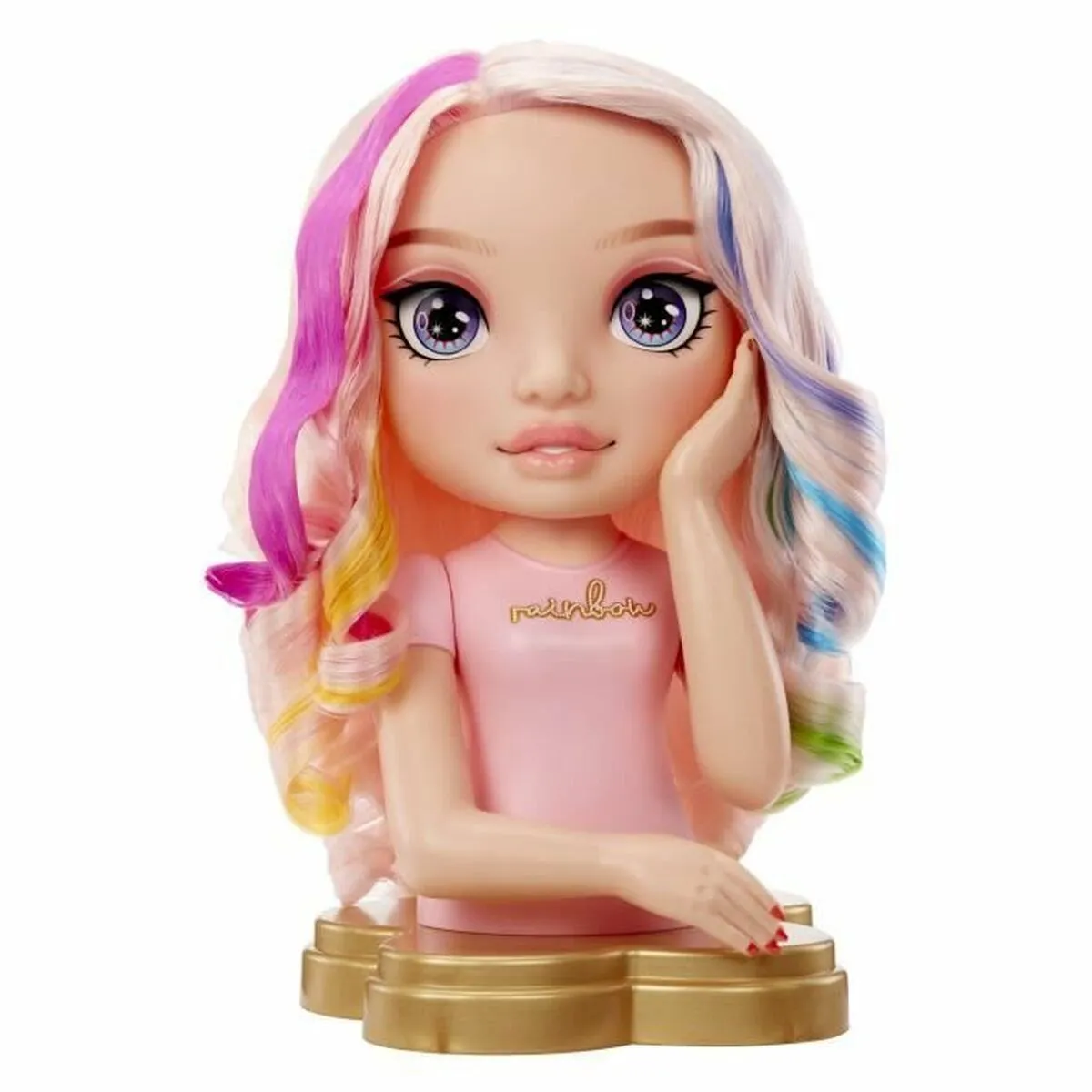 Joom Octopia Rainbow High - Tête À Coiffer Bella - 33Cm - 4 En 1 - Colore Les Ongles Et Les Cheveux - Nombreux Accessoires - Dès 4 Ans - Image 5