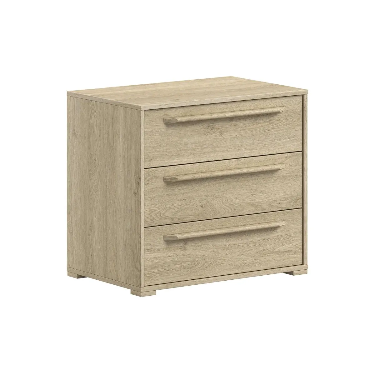 Vipack Commode enfant 3 tiroirs - Chêne