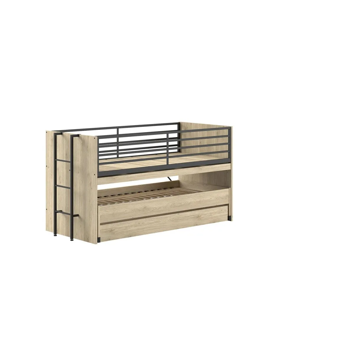 VIPACK Lit mi-haut SAM - Chêne 90x200 cm VIPACK Lit mi-haut SAM - Chêne 90x200 cm