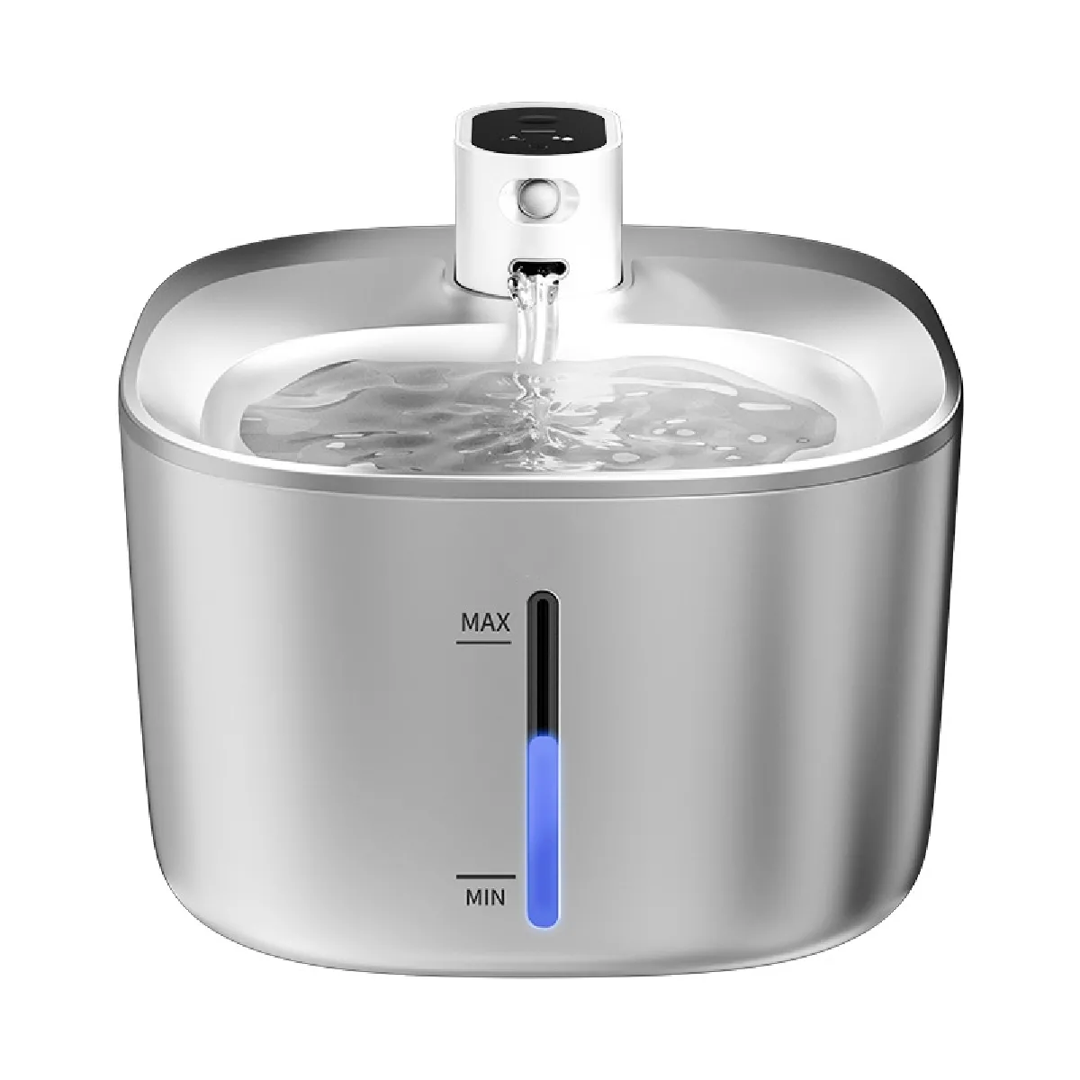 Distributeur d’eau pour animaux de compagnie INF, mangeoire à eau pour chat 4L Détection biologique