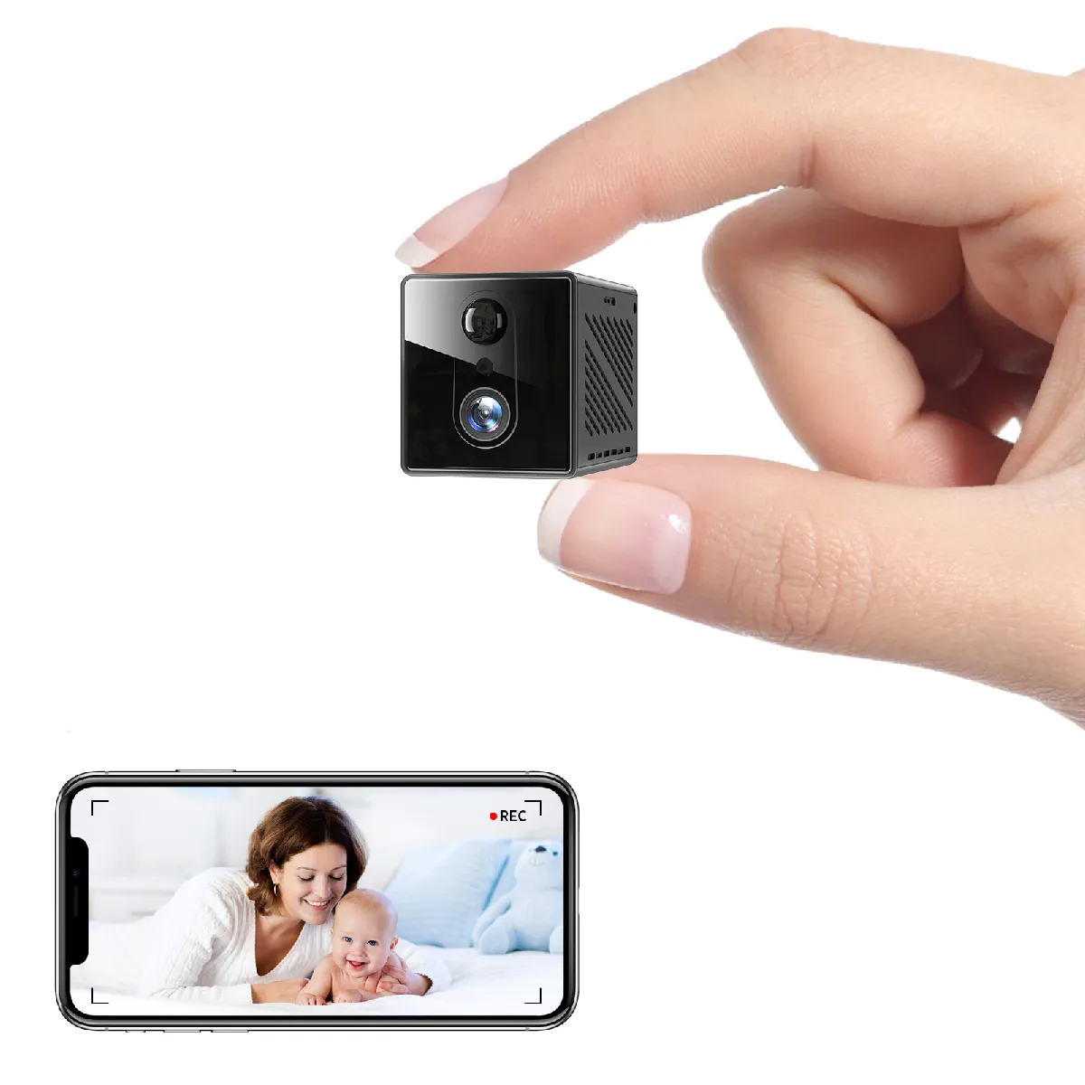 Yonis Camera Ip Extérieure Vision Nocturne Audio Bidirectionnel Suivi Mouvement