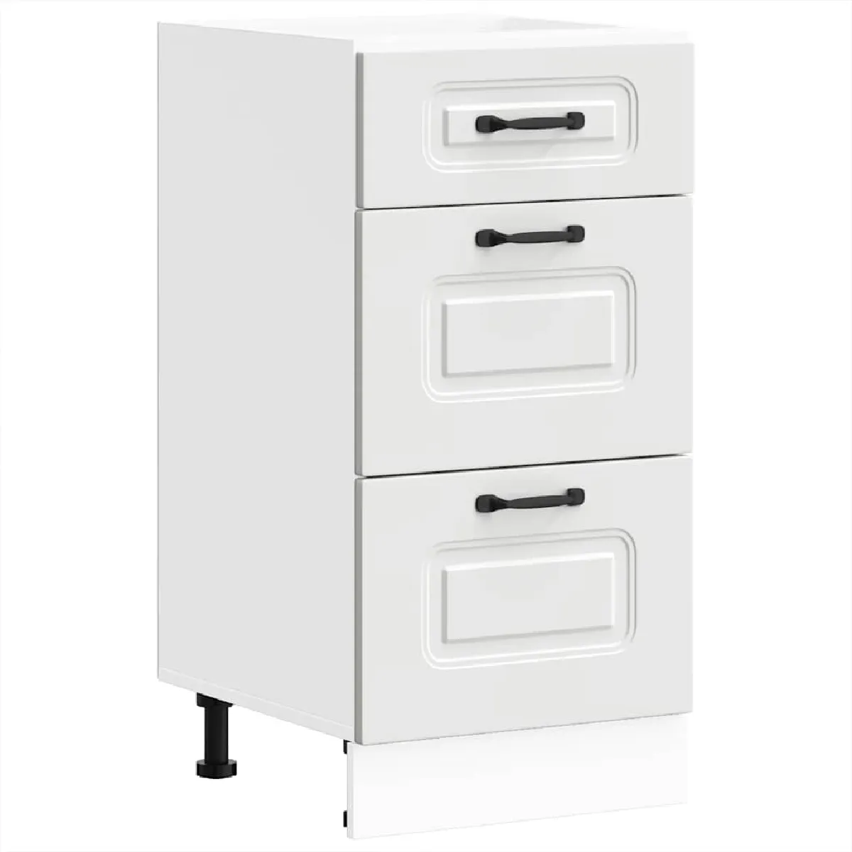vidaXL - Armoire de cuisine Kalmar - Buffet avec tiroir - Blanc - Image 2