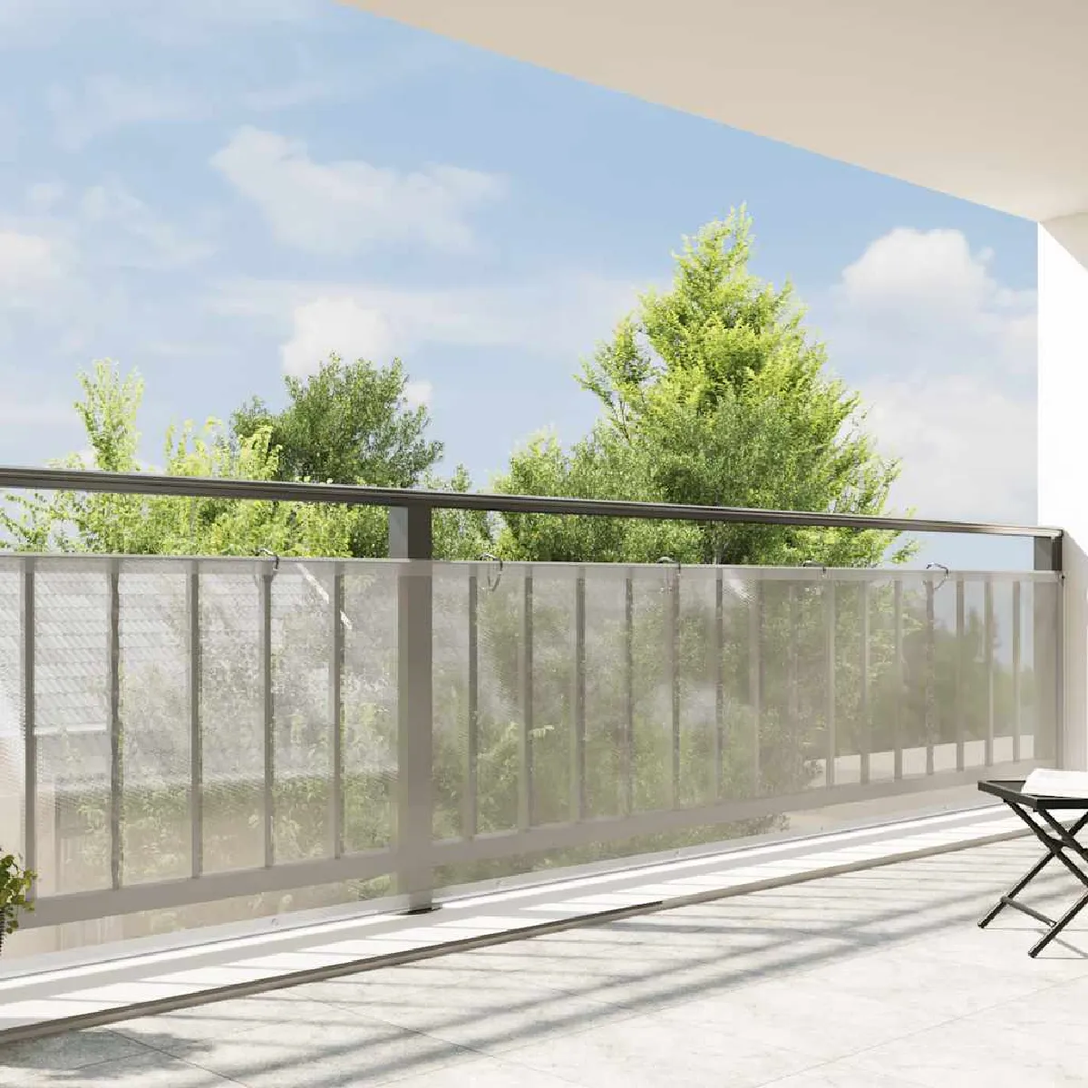 Vidaxl Bâche transparente 1x12 m - vue 2