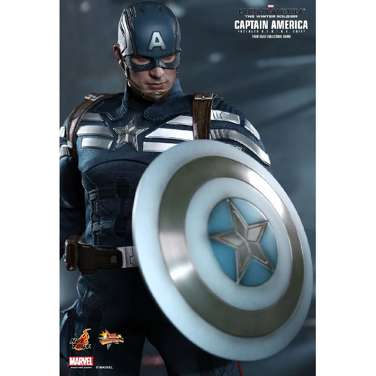 Hasbro - Replique Bouclier Captain America Stealth Shield 1/1 - Marvel Legends - The Winter Soldier Figurine