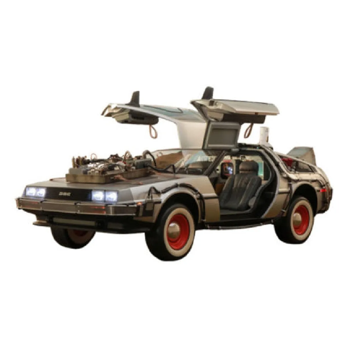 DeLorean DMC12 Retour Vers Le Futur 3 – Vitesse 1/43 – Voiture Miniature Argentée Neuve