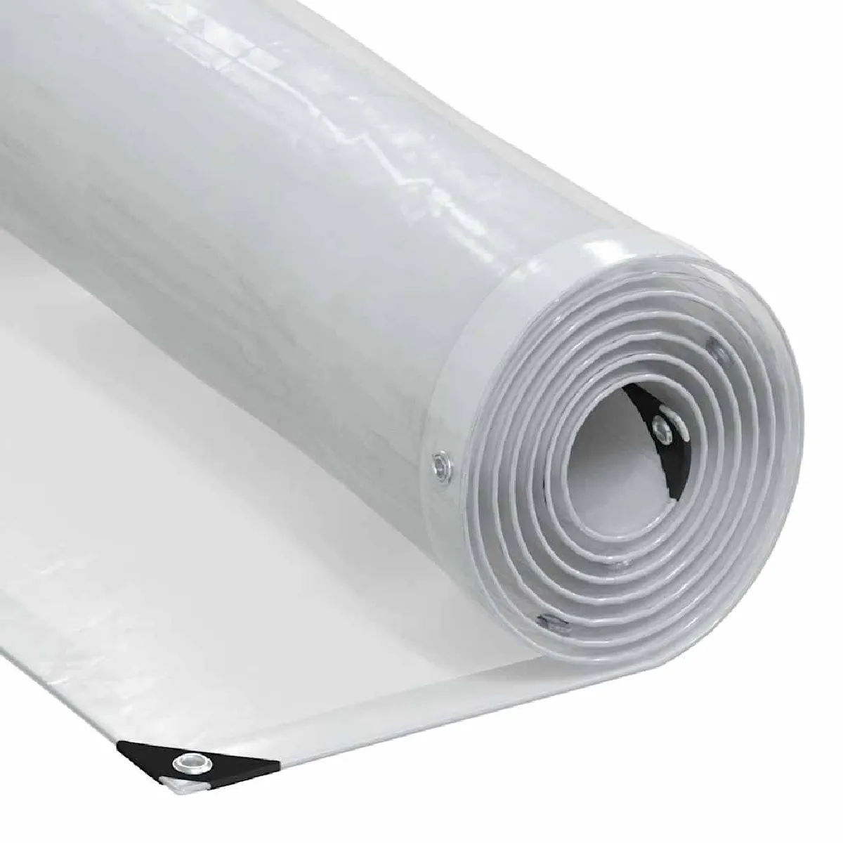 Vidaxl Bâche transparente 2x12 m