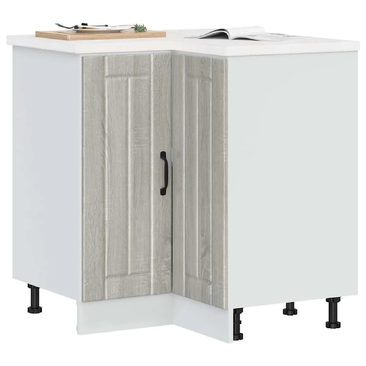 vidaXL Armoire d'Angle Cuisine - Lucca - 75.5x75.5x81.5