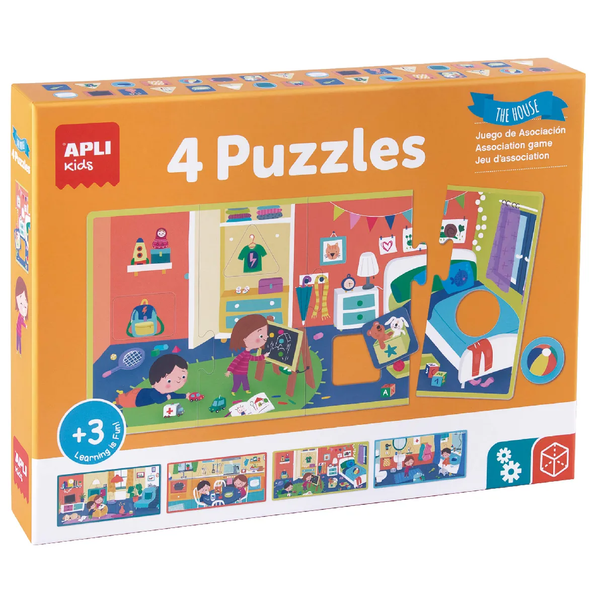 Apli Puzzle d’association La Maison