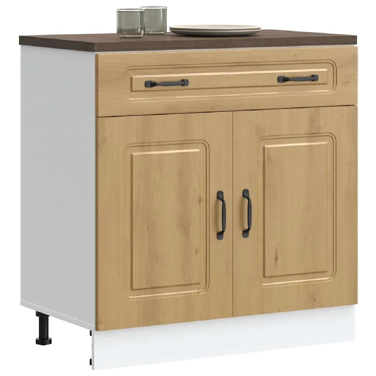 Vidaxl Armoire de Cuisine Kalmar Chêne Artisanal - vue 3