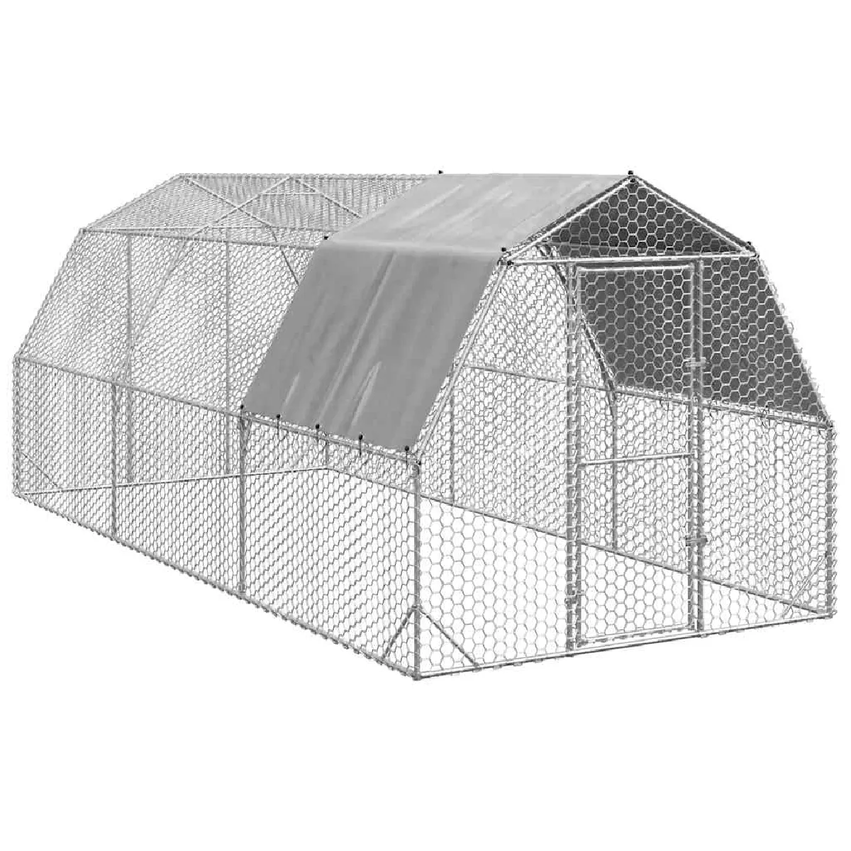 Vidaxl Poulailler avec toit 2.5x6x2.25 m