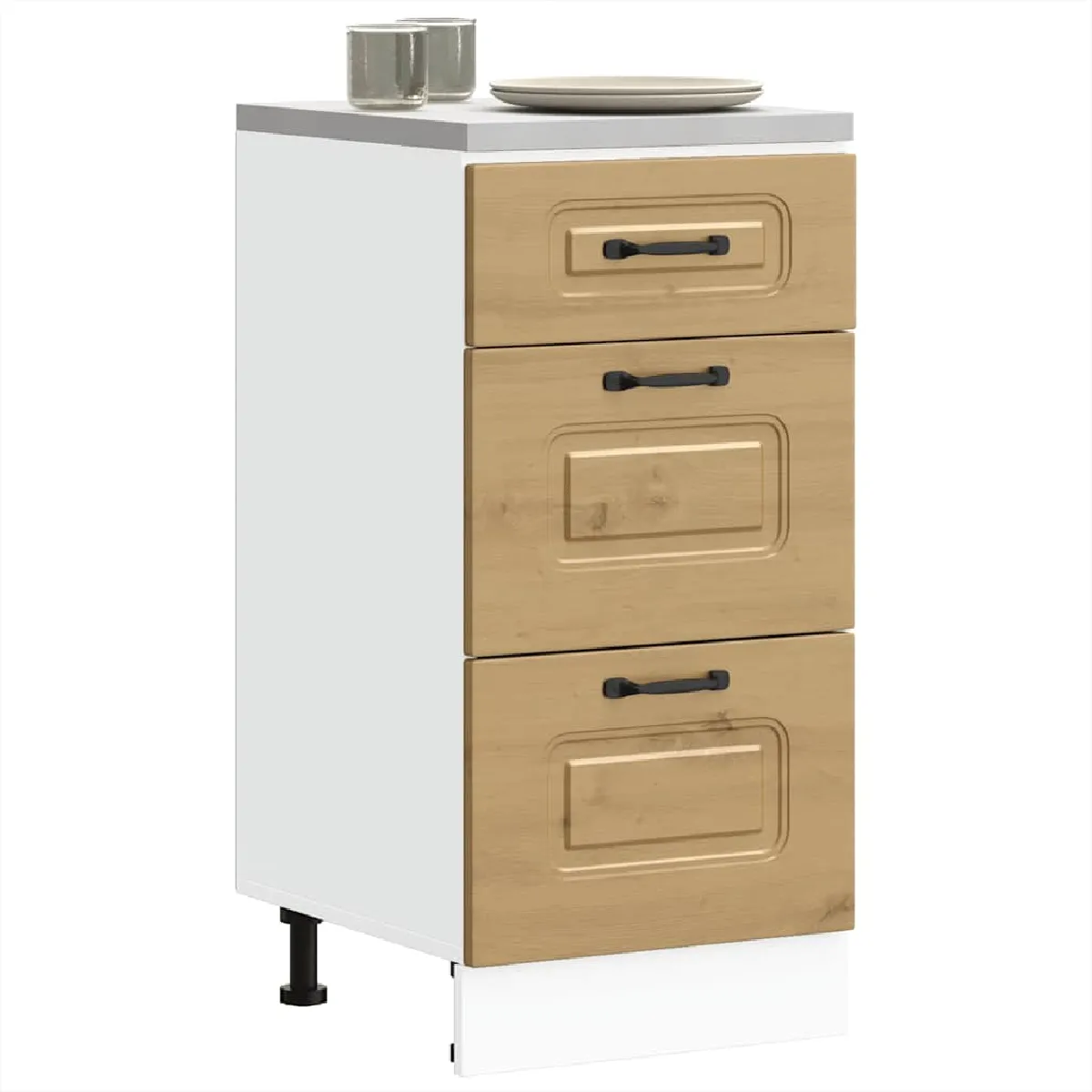 Vidaxl Armoire de Cuisine Kalmar Chêne Artisanal - vue 4