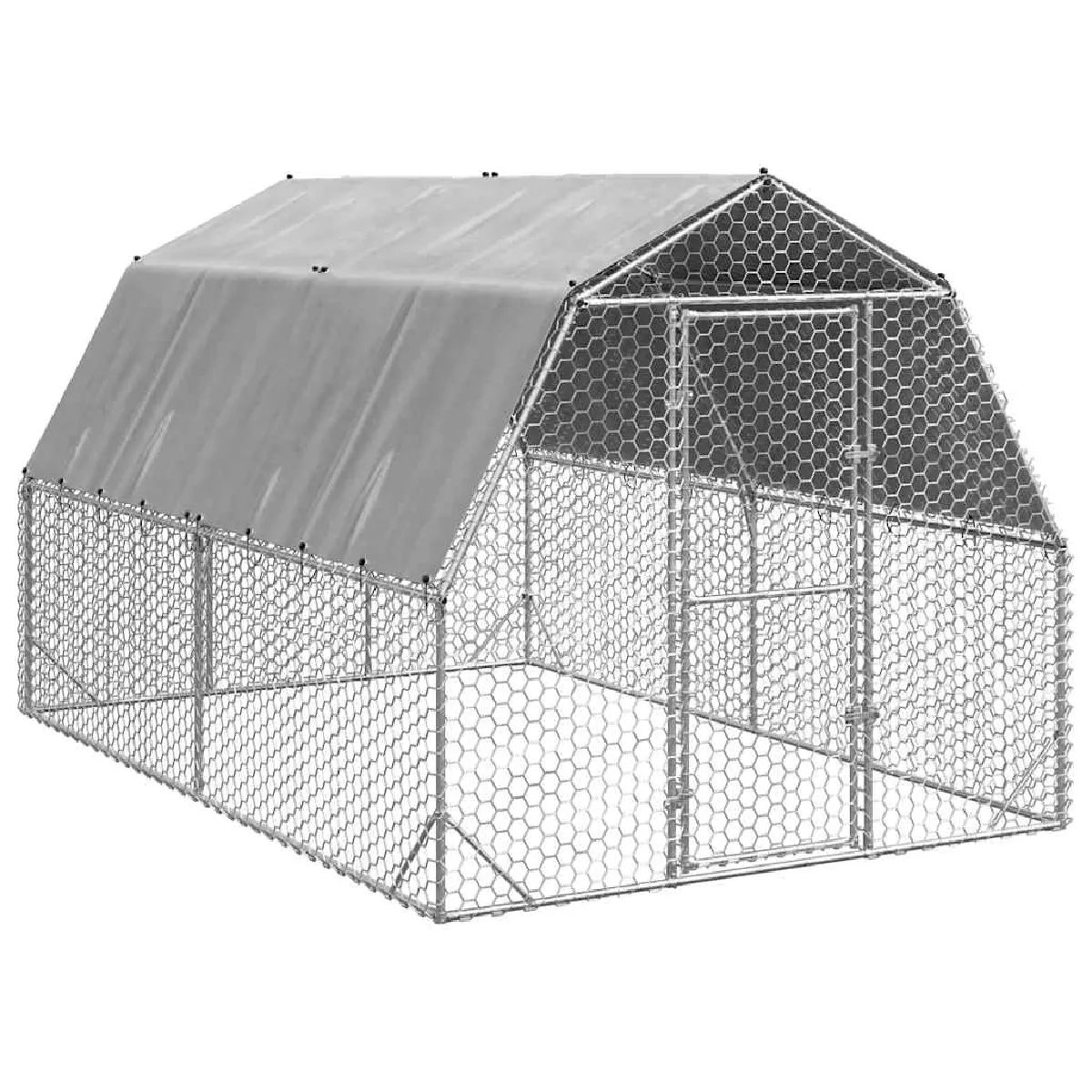 vidaXL Poulailler avec toit 2.5x4x2.25 - vue 4