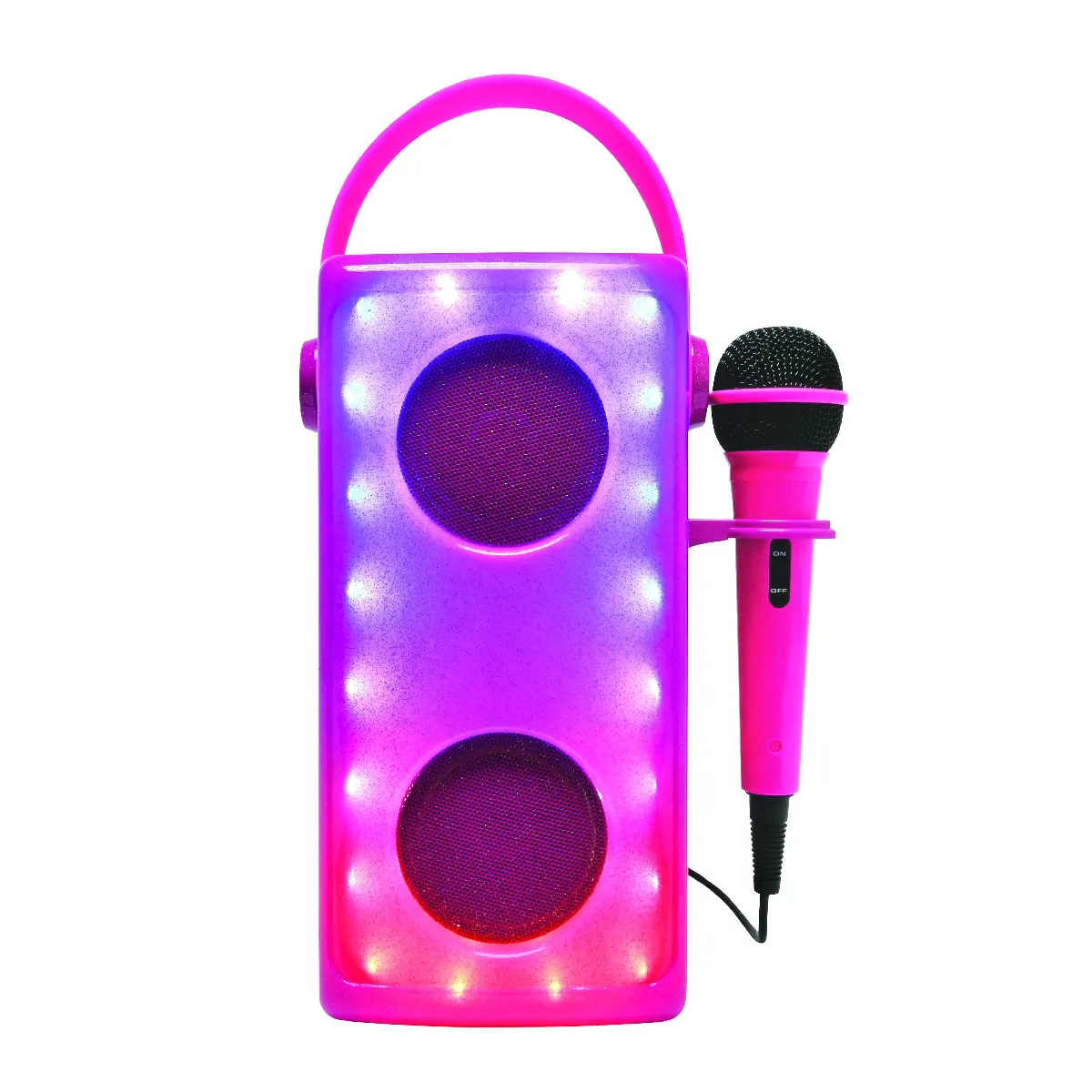 Enceinte Bluetooth Lexibook BTP185PKZ – Lumineuse avec Micro Inclus