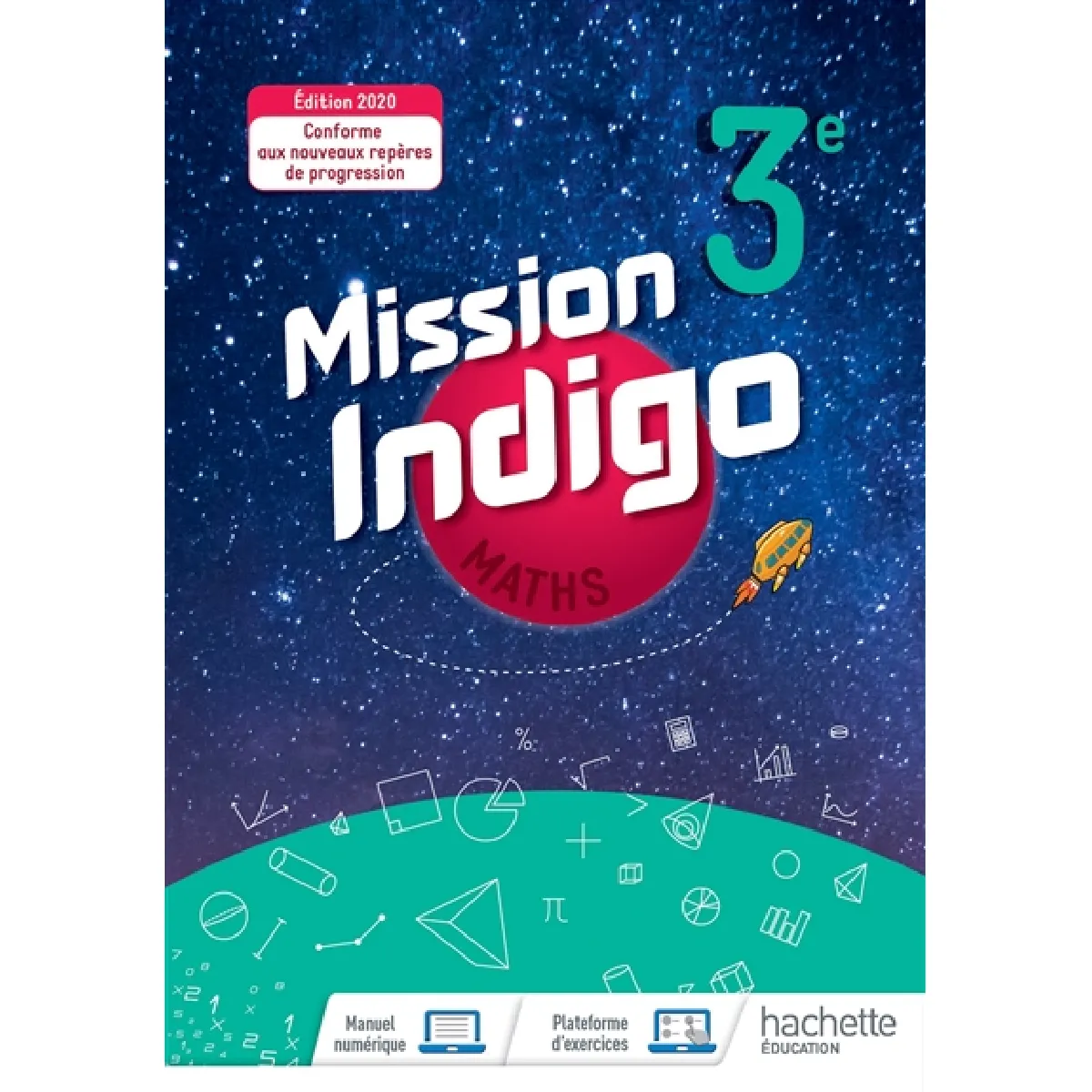 Mission Indigo mathématiques cycle 4 / 3ème - Livre élève - éd. 2020 - Image 2