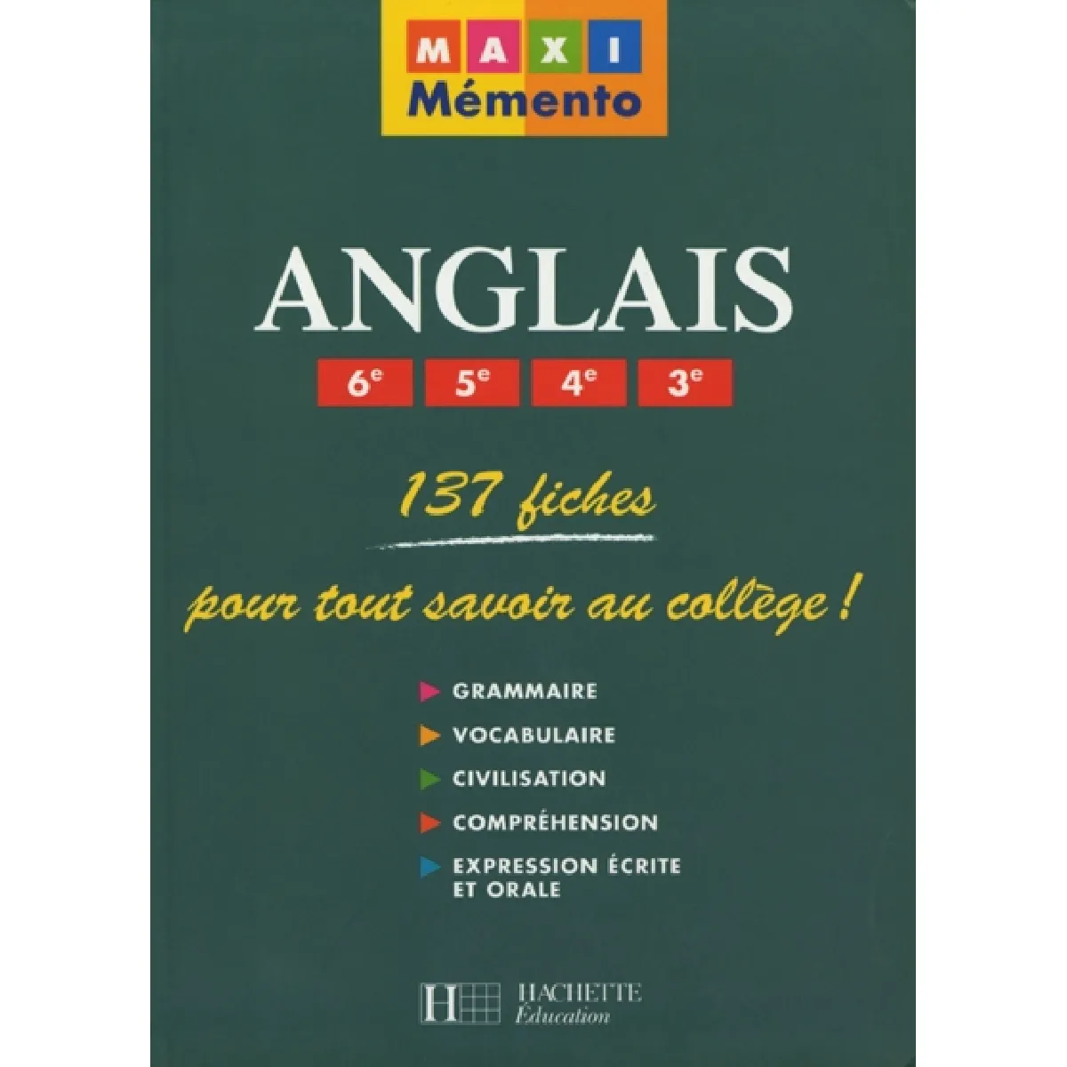 Anglais, 6e, 5e, 4e, 3e