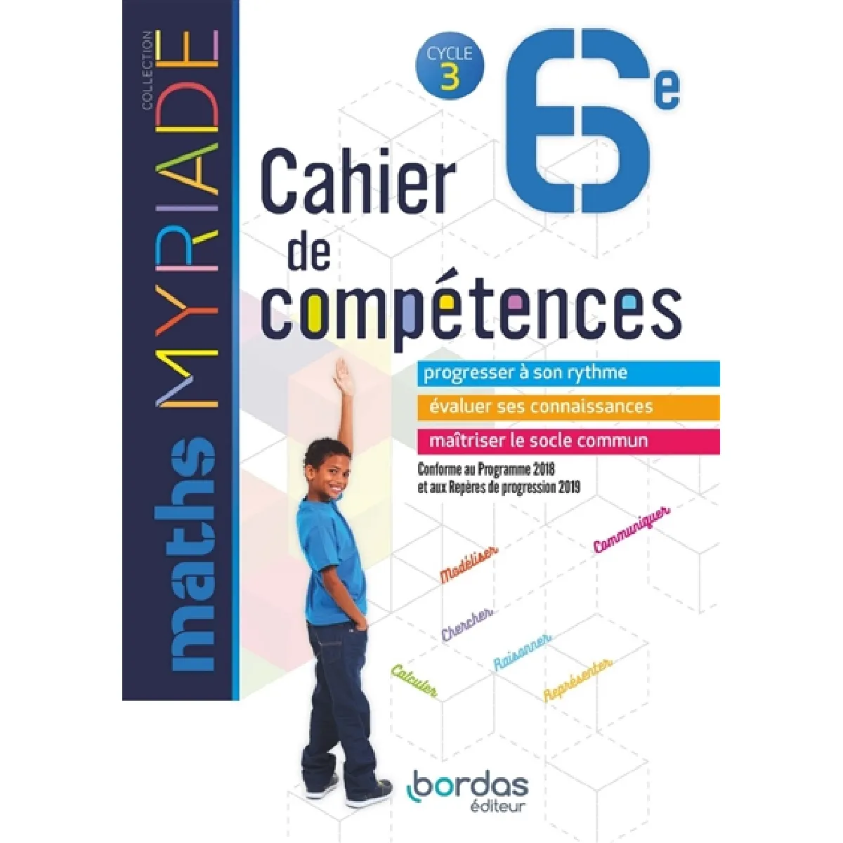 Vertes/Orange Maths 6E, Cycle 3 : Cahier De Compétences : Programme 2016 - Image 2