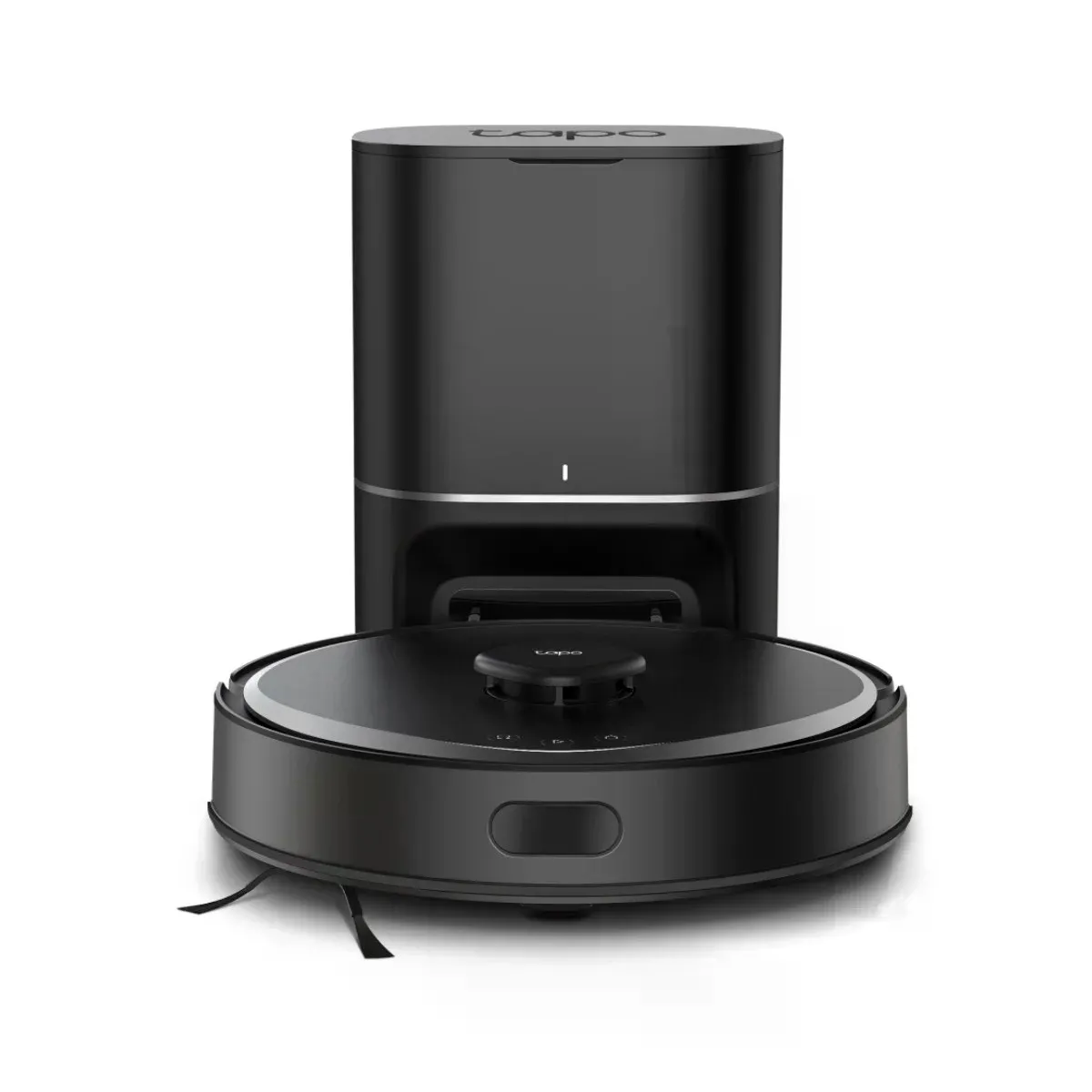 TP-Link Tapo RV30 Plus Robot Aspirateur WiFi Intelligent 4200 Pa + Station de Vidage Automatique - Balayage et Laver - Autonomie jusqu'à 180min - 3 Niveaux de Puissance - Couleur Noir
