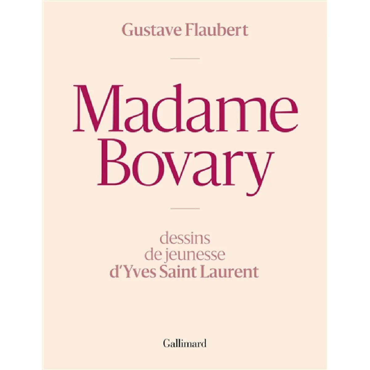 Gallimard Femme Noire Madame Bovary Dessins De Jeunesse D'yves Saint Laurent - Gustave Flaubert - Broché - Roman - Image 3