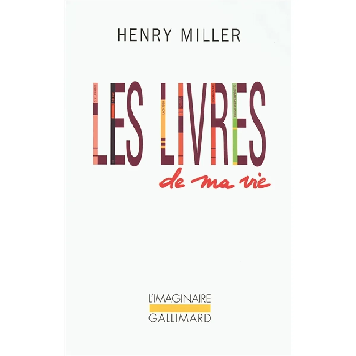 Les livres de ma vie : autobiographie