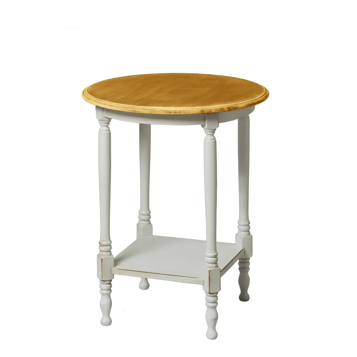 Comparer les prix de Epikasa Table basse Franca - Blanc/Marron