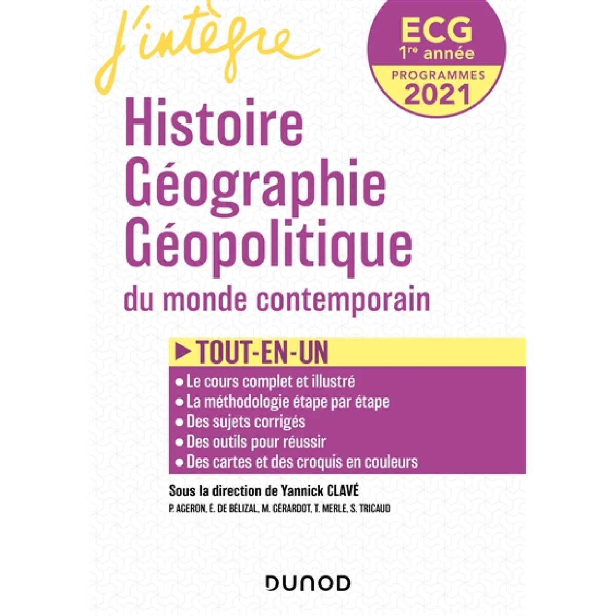 Histoire, géographie, géopolitique du monde contemporain ECG 1re année : programmes 2021 : tout-en-un