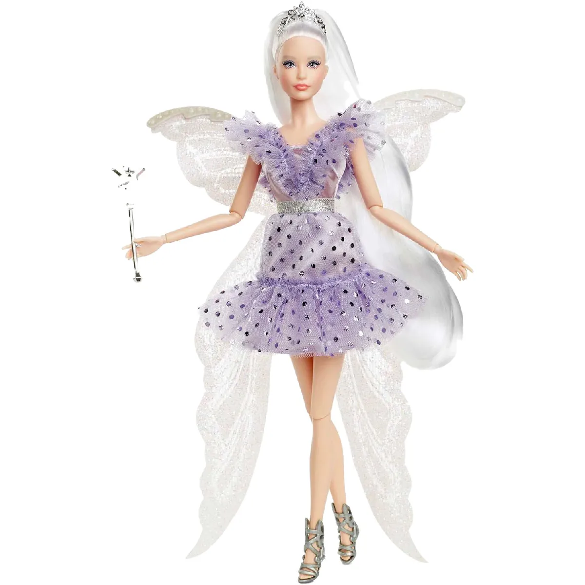 MATTEL  Barbie Signature Tooth Fairy Mannequin avec Ailes de F&eacute;e et Baguette Multicolore