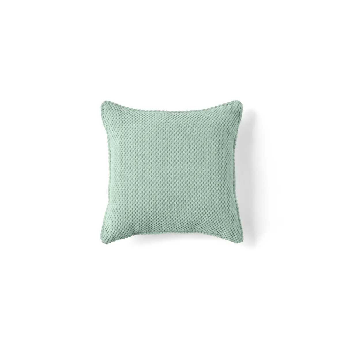 Bestmobilier Bleu Topaze - Coussin - Velours Texturé - 40X40 Cm - Image 2