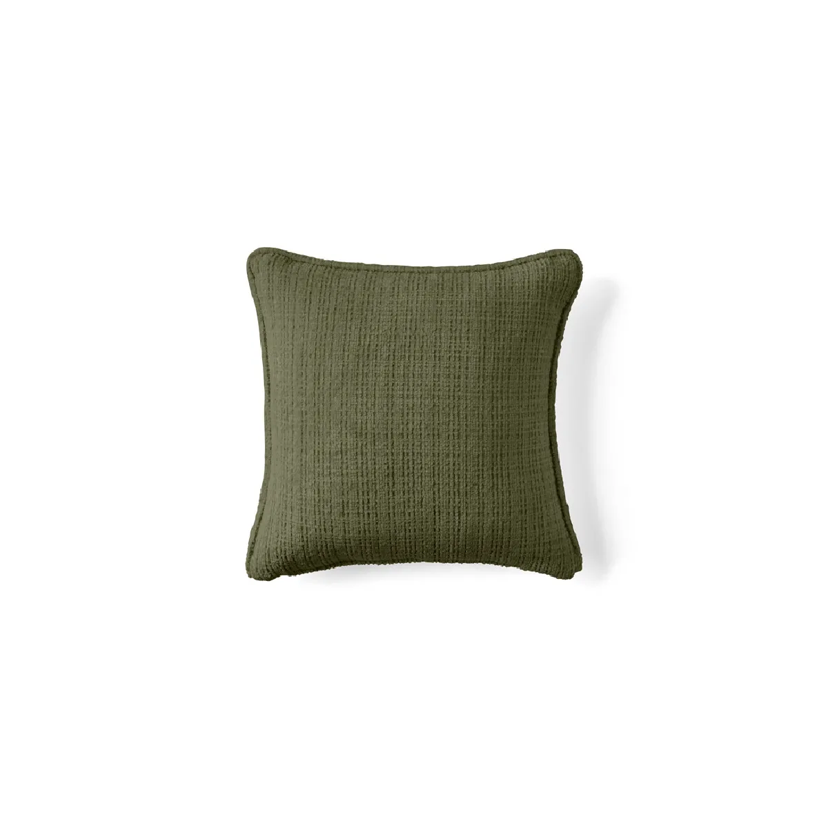 Non Communiqué Vert Olive Miro - Coussin - En Velours Texturé - 40X40 Cm - Image 3