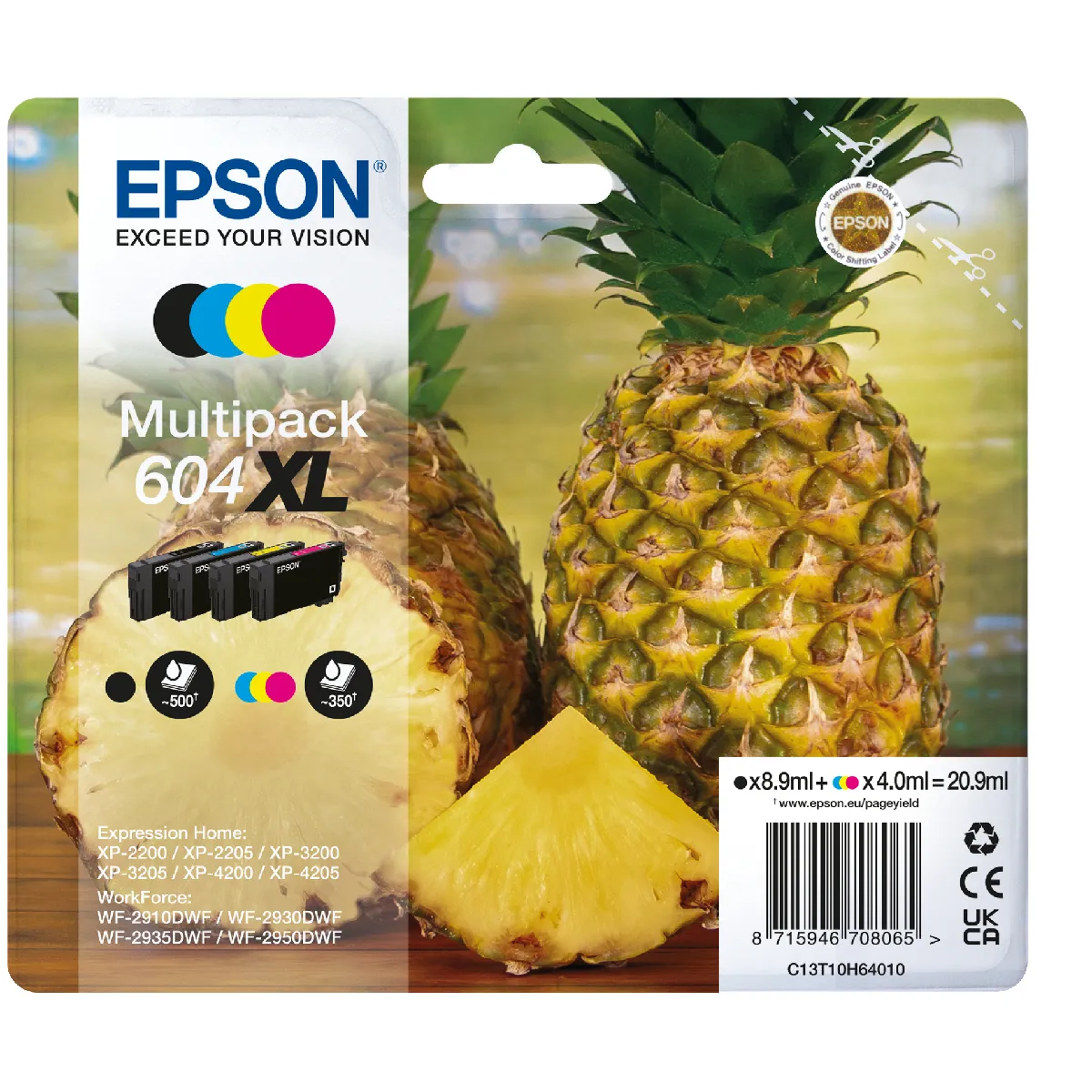 Epson 604XL CyanJaune Originales