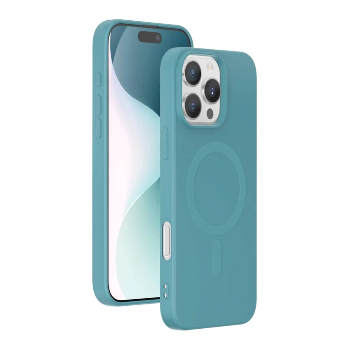 Bigben - Coque de protection pour iPhone 16 Pro - MagSafe - Vert - Image 2