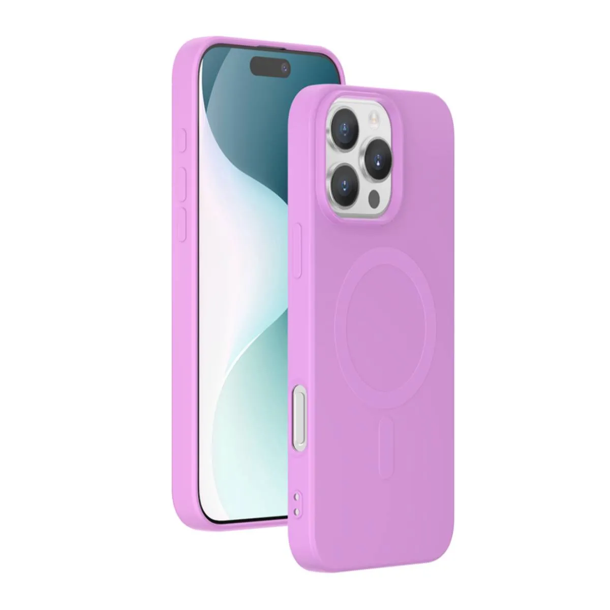 Bigben Connected Rose Coque Magsafe Pour Iphone 16 Pro Silicone Bigben - Neuf - Image 3