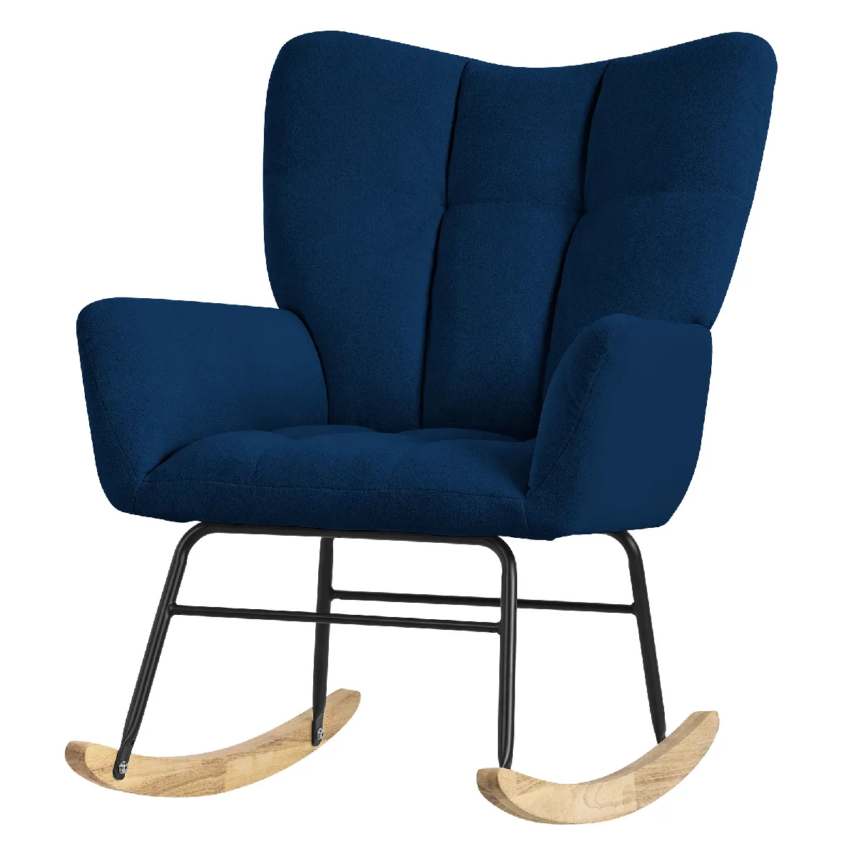 Ml-design Fauteuil à bascule - Bleu foncé Ml-design Fauteuil à bascule - Bleu foncé