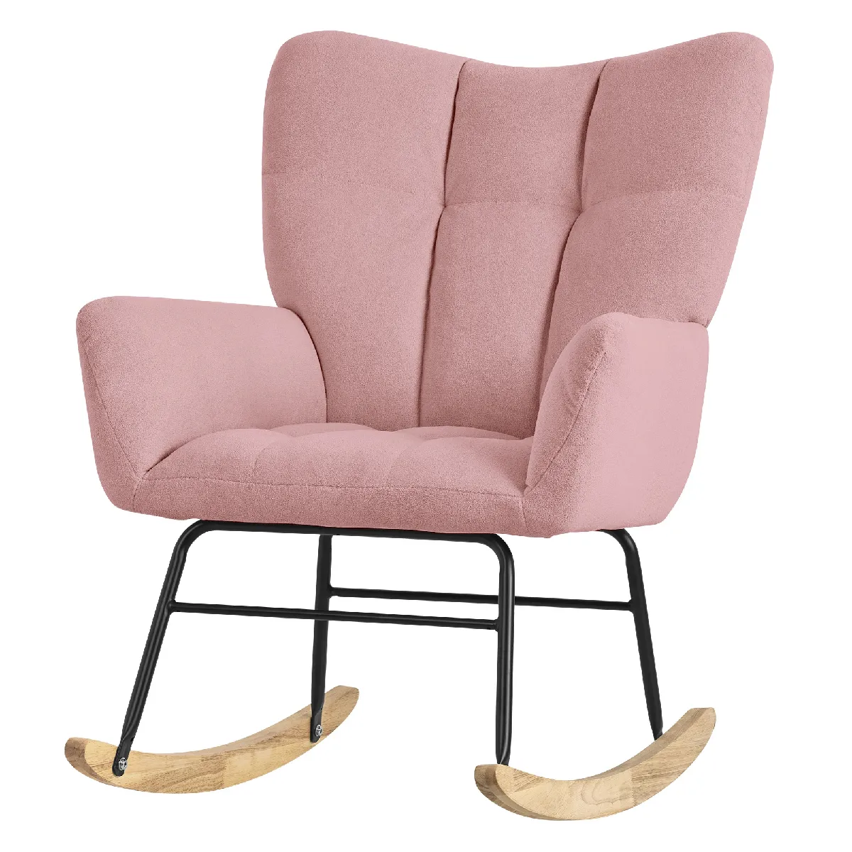 Ml-design Fauteuil à bascule - Rose Ml-design Fauteuil à bascule - Rose