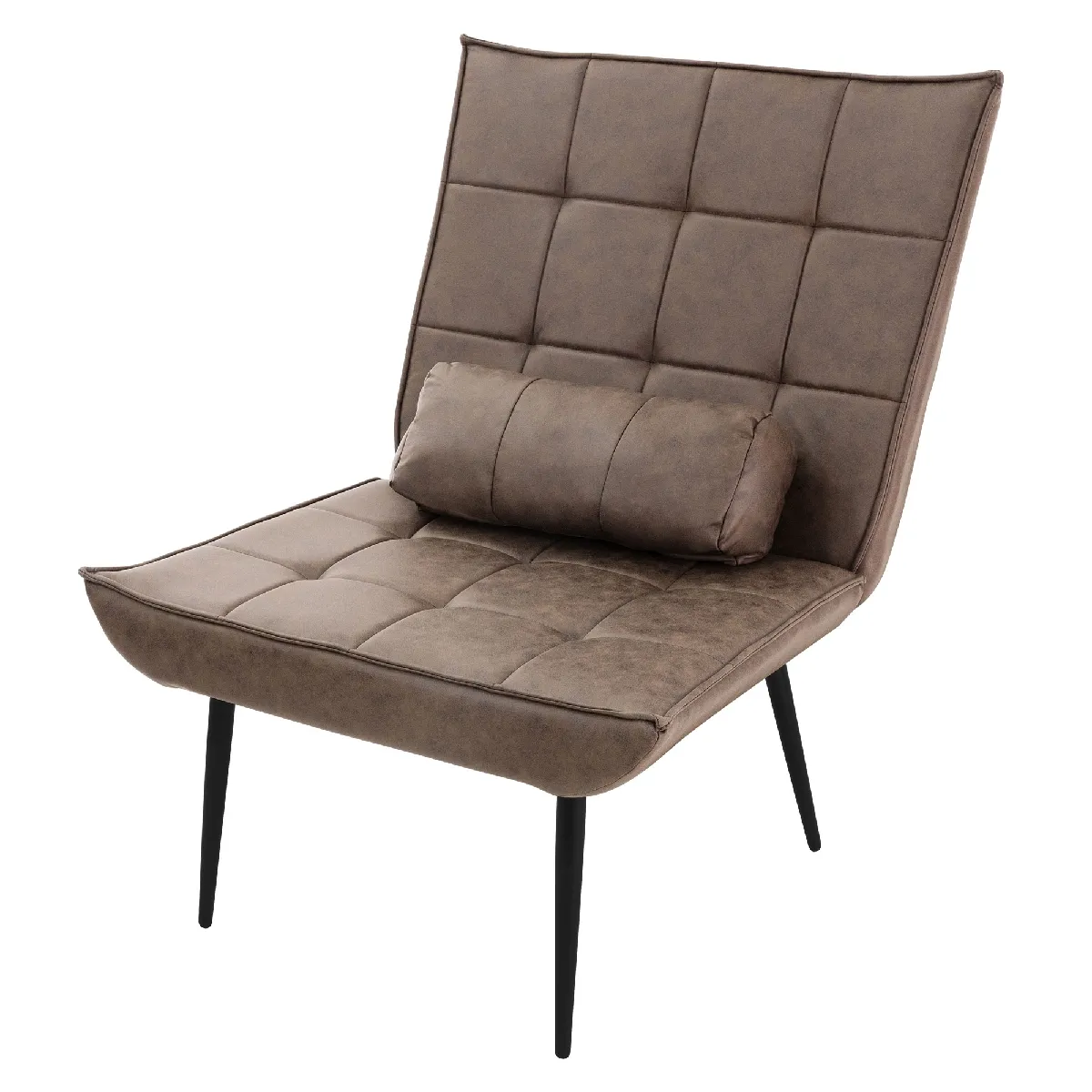 Ml-design Fauteuil lounge relaxation - Marron