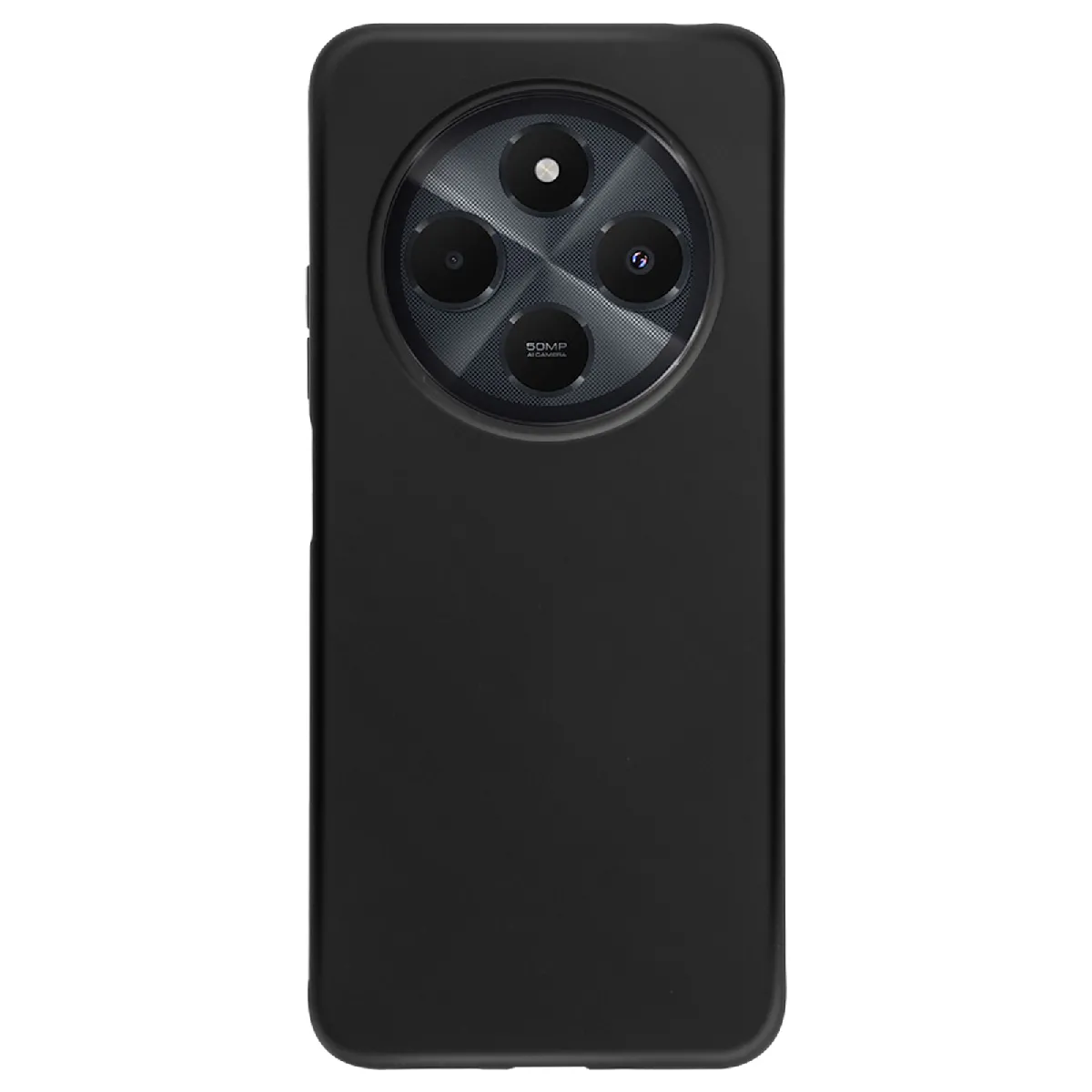 Mayaxess Noir Coque Pour Xiaomi Redmi 14C Silicone Souple Revêtement Fin