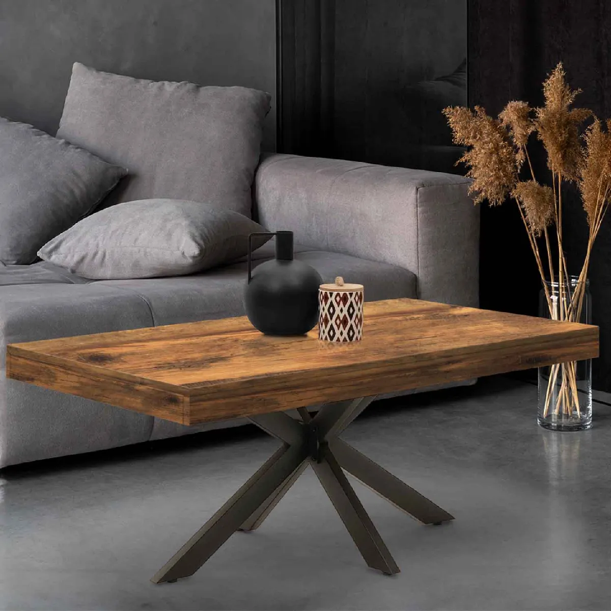 Comparer les prix de MARKET Table basse ALIX 110 cm