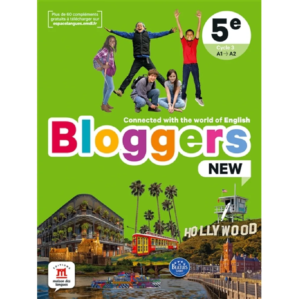Maison Des Langues Bloggers New 5E - Livre Élève Connected With The World Of English - Collectif - Broché - Scolaire / Universitaire - Image 3